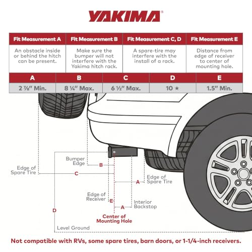 Yakima BackSwing Swing-Away Bike Rack Adapter for 2-Inch Hitch Receivers