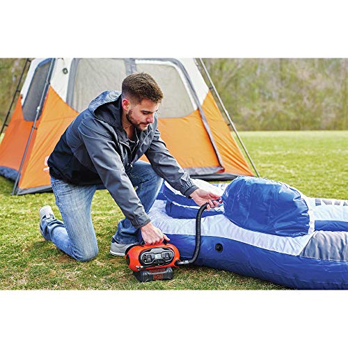 BLACK+DECKER 20V Max Cordless Tire Inflator with Digital Pressure Gauge