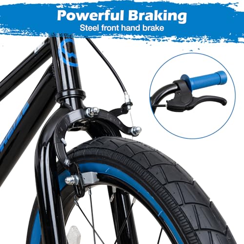 WEIZE Nighthawk 16 Inch Kids Bike for Boys & Girls Ages 4-12 — Lightweight & Easy to Handle