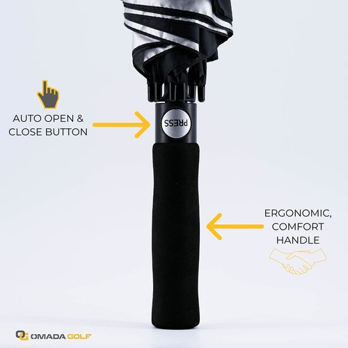 OMADA GOLF Spot UV Umbrella (Black)