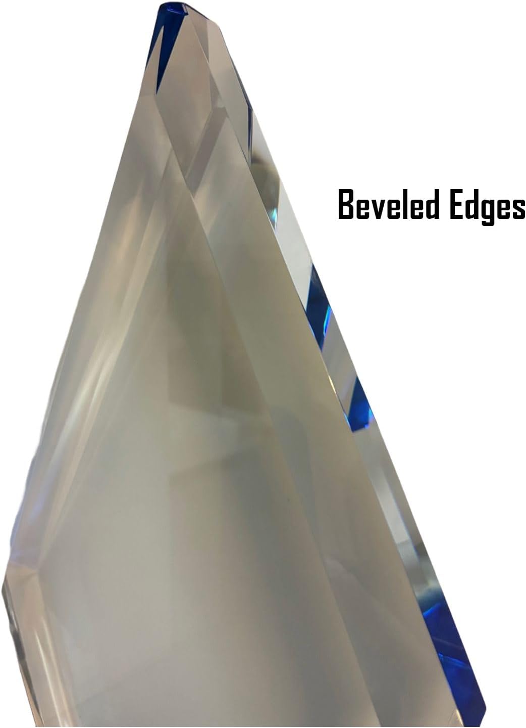 Regine Switzerland Customizable Solid Crystal Trophy - 8 Inch Personalized Award for Employee Recognition