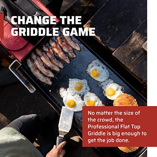Camp Chef Steel Fry Griddle 14-inch Two Burner Camping Accessory