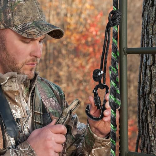 Heavy Duty 30ft Reflective Hunting Safety Rope for Tree Stand Support