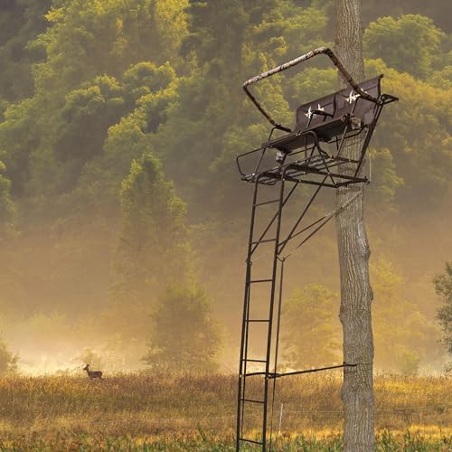 Muddy 20ft Nexus XTL 2-Person Outdoor Hunting Ladder Tree Stand with Flex-Tek Seat