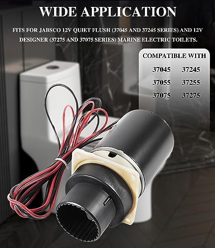 Jabsco Marine Toilet Pump Repair Kit for Quiet Flush & Designer Series