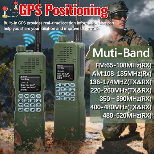 10W Handheld Ham Radio with GPS NOAA Weather Two-Way Radio Long Range Walkie Talkie