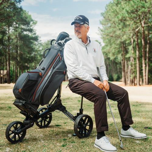 Golf Push Cart Seat for Bag Boy Nitron TriSwivel II Quad XL