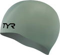 TYR Stealth-X Silicone Swim Cap - Wrinkle-Free Design for Adult Racing | Comfortable Fit