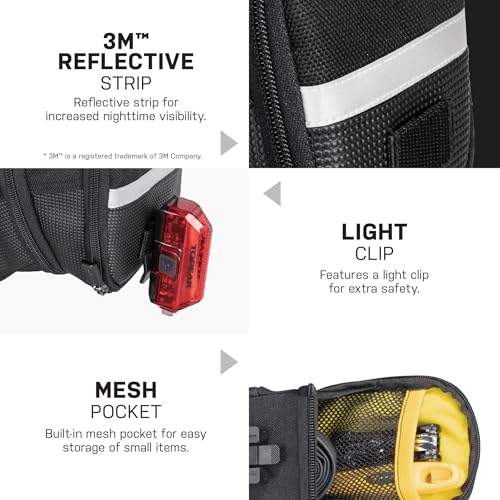 Topeak Aero Wedge Pack Medium Bike Seat Bag with QuickClick Mount