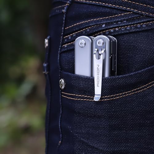 Roxon S804 Modular Multi-Tool with 9 Interchangeable Functions for EDC & Outdoor Use
