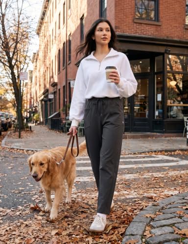 Baleaf Women's Fleece-Lined Thermal Winter Pants - Medium Black