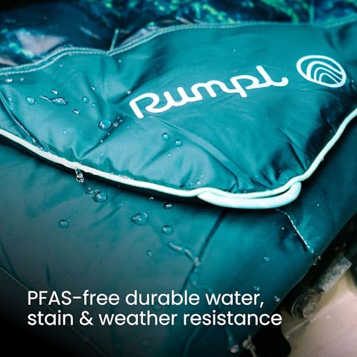 Rumpl Seascape Ridge Mountains Puffy Throw Blanket - Compact & Water-Resistant