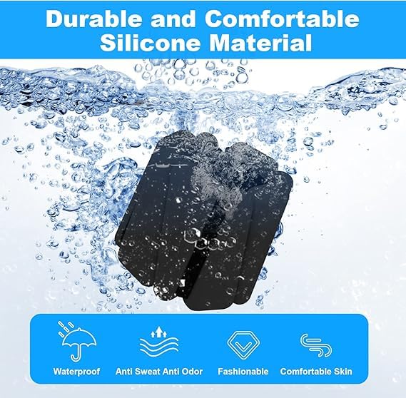 Wrist And Ankle Weights For Women Mens 2lb pair(1lb each) Weighted Bracelet,Adjustable Weights For Walking,Running,Dancing,Yoga,Pilates,Strenght Training And More