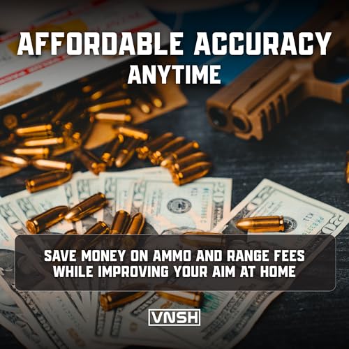 VNSH 9mm Laser Strike Training System - Dry Fire Laser Cartridge for Accurate Shooting Practice