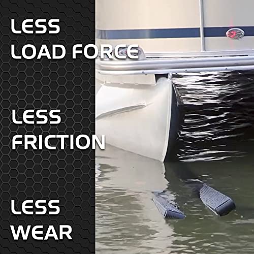 Caliber Bunk Wrap Kit 16 ft x 2 in x 6 in Black for Boat, Trailer, Pontoon