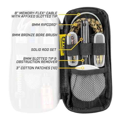 Otis Defender Series Firearm Cleaning Kit 5.56mm/9mm Model - All-In-One Gun Maintenance