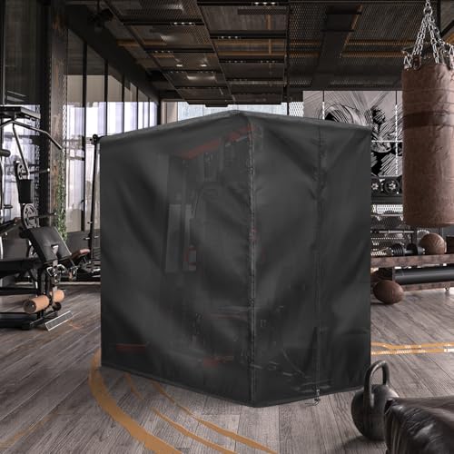 Weatherproof Outdoor Workout Equipment Cover 41L x 68.9W x 74.8H - Fits Most Gym Machines