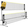 Boulder 17ft Portable Multi-Sport Net with Adjustable Poles - Foldable for Tennis, Pickleball, Soccer Tennis, Volleyball - Black
