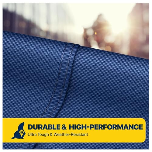 Navy Blue Seal Skin Boat Cover 14'-16' Waterproof Marine-Grade Heavy-Duty Fit