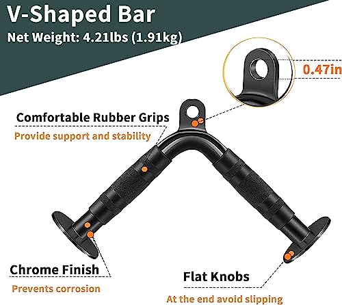 Gym Cable Machine Attachments Set for Resistance Training & Strength Building