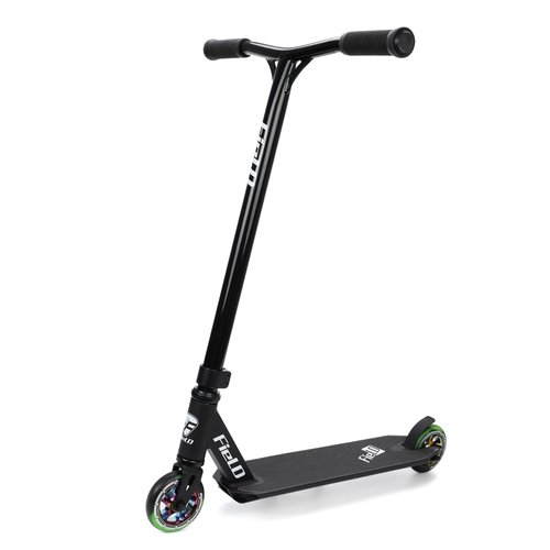 Aulonda Freestyle Trick Scooter – Pro Stunt Scooter for Beginners, Kids 6 Years+, Teens & Adults – Durable Kick Scooter for Skate Park & Street Use (Black)