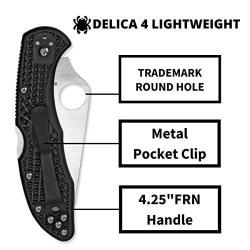 Lightweight Folding Pocket Knife with PlainEdge Blade - Durable, Versatile Carry
