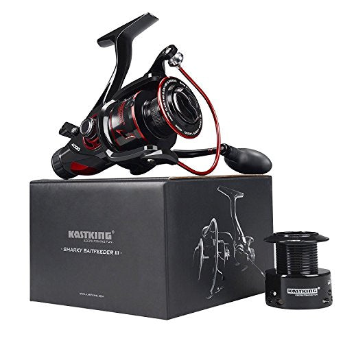 KastKing Sharky Baitfeeder III Spinning Reel 6000, 5.5:1 Gear Ratio, Saltwater & Freshwater