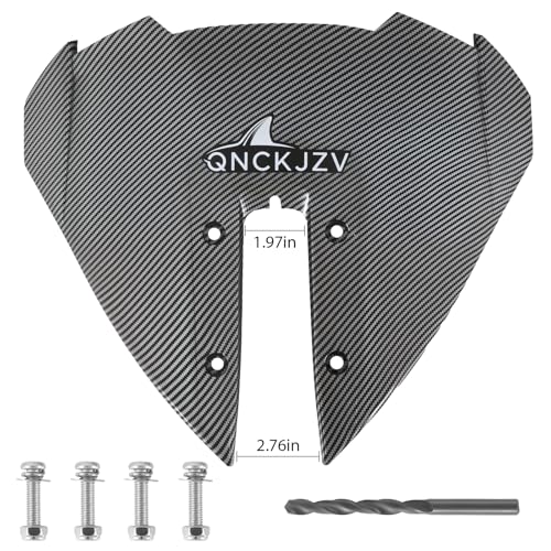 QNCKJZV Carbon Design Whale Tail Hydrofoil Stabilizer Kit for Outboard 40-200 HP - 1 Pack