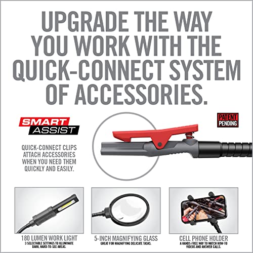 Smart-Assist Hands-Free Workbench Kit with 180 Lumen Light & Magnifier