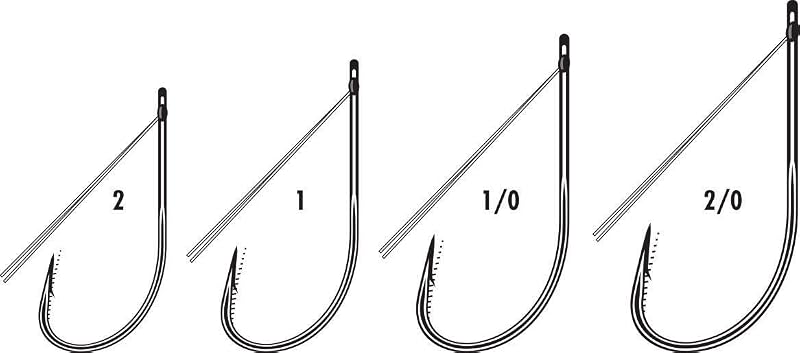 VMC Weedless Neko Hook 1/0 – Black Nickel, Long Shank, 5-Pack