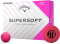 Callaway Golf Supersoft Matte Pink Golf Balls - Personalized Monogram | 2025 Model
