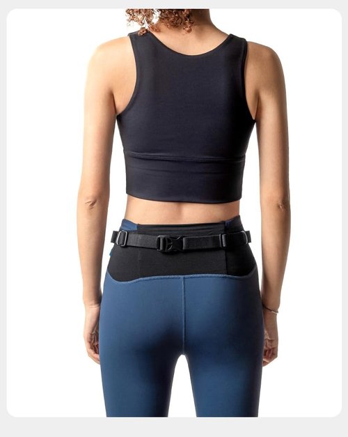 AONIJIE Running Belt - Lightweight Bib Holder with 6 Gel Loops for Men & Women Triathletes