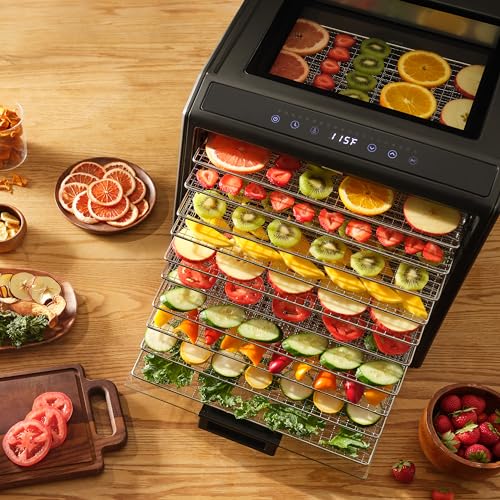 Excalibur 10-Tray Electric Food Dehydrator with Adjustable Temp, Black