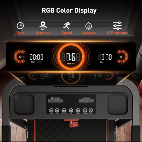 Cybergoing T16 Treadmill Home Use Black - Powered by Bosch, 7% Incline, 0.6-7.6 MPH