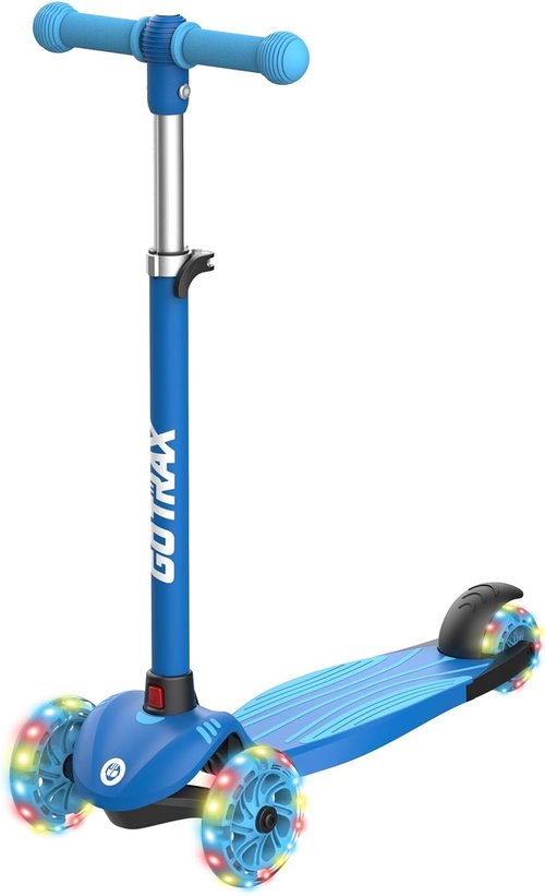 Gotrax KS1 Kids Kick Scooter - LED Lighted Wheels, Adjustable Height Handlebars | Safe & Fun for Ages 2-8, Up to 110 Lbs
