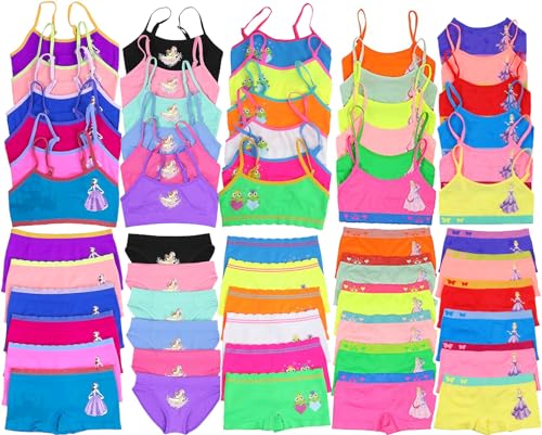 Girls' 12-Piece Cami or Racerback Tops & Bottoms Set - 7-11 Years