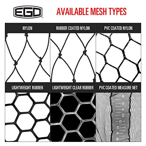 Ego 55-Inch Fishing Net Handle Extension with Red Fixed Handle - Modular System