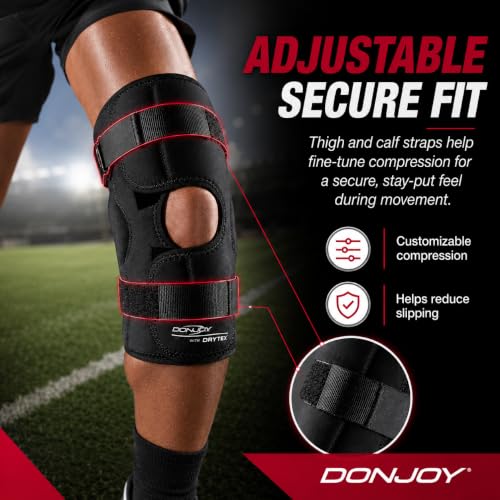 DonJoy Drytex Sport Knee Brace Large - Knee Support for Injuries & Sports