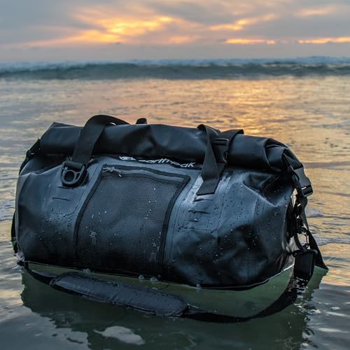 Earth Pak Waterproof Dry Bag Duffel 120L Black for Marine Boating Kayaking