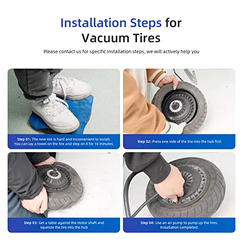 Ulip 90/55-7 Tubeless Off-Road Tire for Electric Scooters GT1 GT2 - 2 Pack