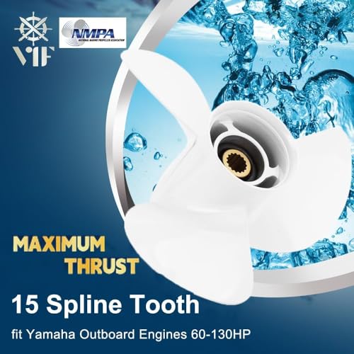 Boat Propeller 13 1/4x17 for Yamaha 60-115HP - Aluminum Right Rotation