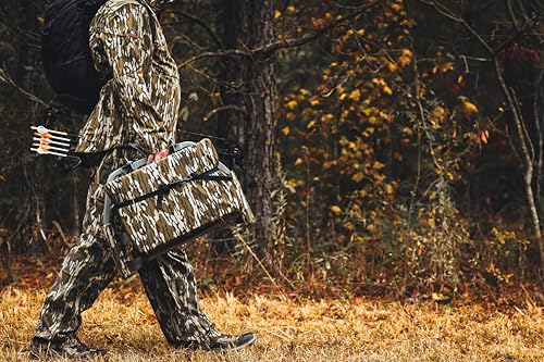 Portable Ground Hunting Chair with Padded Seat & Camo - Summit Captain's Chair