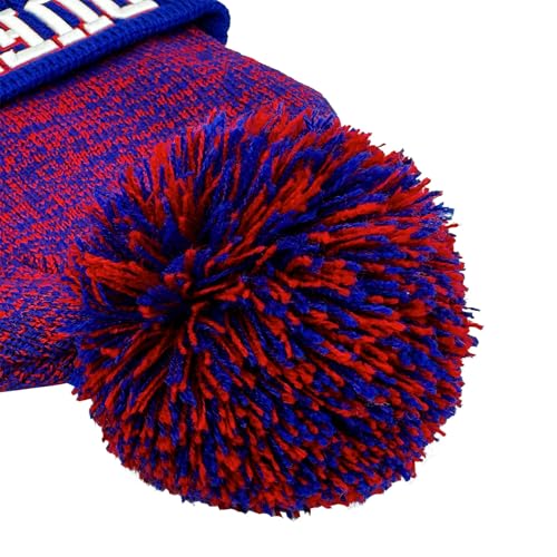 YANGUMGUAN Buffalo Football Beanie Hat for Men and Women Super Soft Knit Pom Skullcap Winter Toque Cap