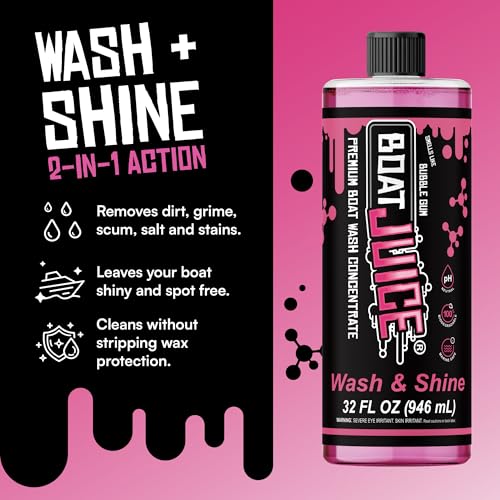 Boat Juice 32 Fl Oz Boat Wash & Shine Kit - Marine Cleaning Supplies