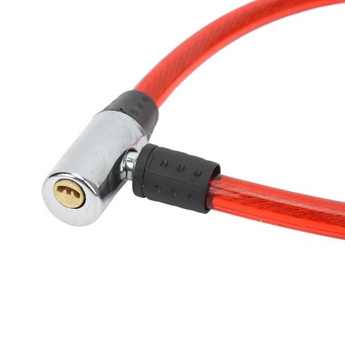 Bike Lock Cable with Key Steel Wire Portable Cable Lock Security Lock for Motorcycle Gate 3 Colors