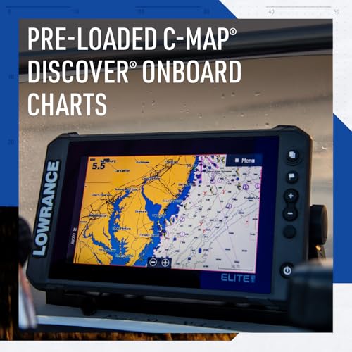 Lowrance Elite FS Fish Finder & Chartplotter 9 Inch with Active Imaging 3-in-1