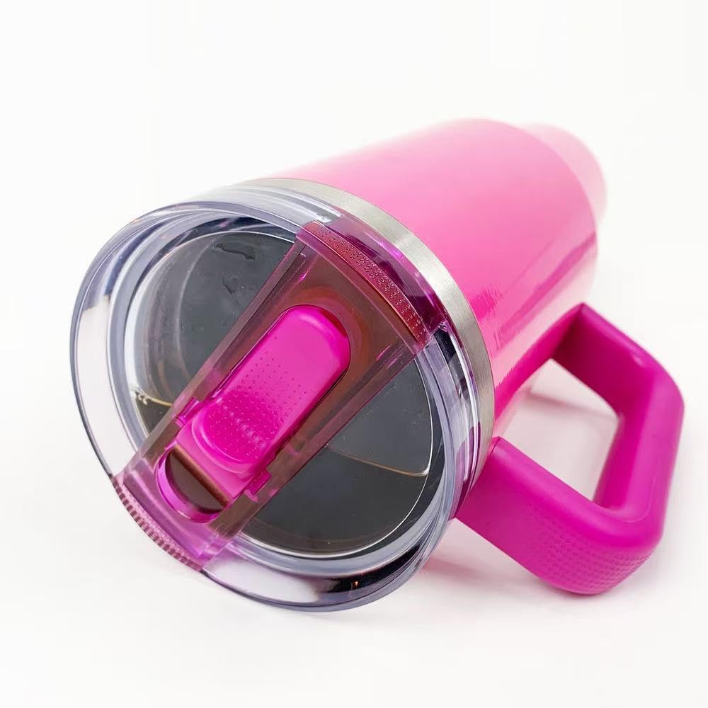 Stanley Quencher 30oz Tumbler Lids - No Spill Flip Straw Design | 2-Pack, Cream Color