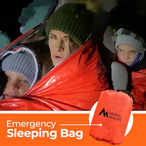 Sierra Madre Emergency Waterproof Thermal Bivy Sack - Pack of 5