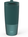 Zak Designs Sutton 2-in-1 Tumbler - 30 oz Jade - Durable Stainless Steel, Double-Wall Insulation, Leak-Proof Lid