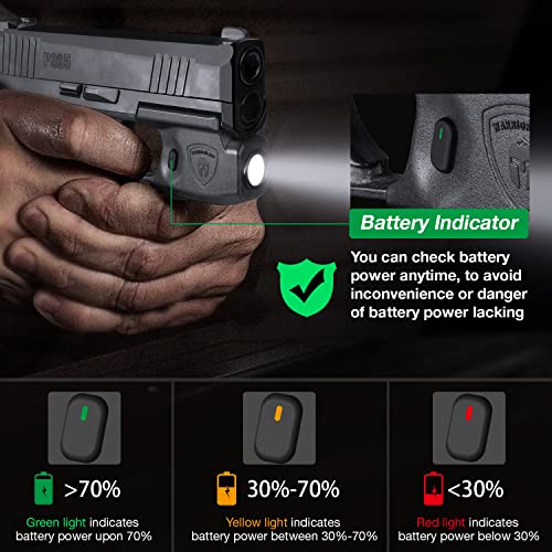 Mini Tactical Flashlight for Sig P365 with Kydex Holster - 150 Lumens Rail Mount LED Light